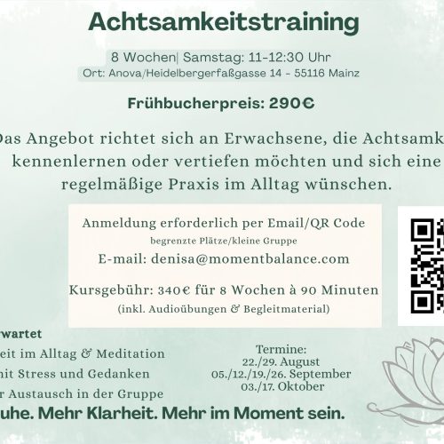 Achtsamkeitskurs (1) - Denisa (Denisa)